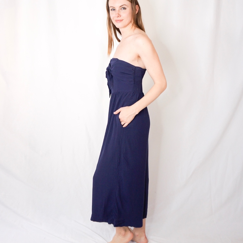 URBAN OUTFITTERS Strapless Tie Jumpsuit 0996 - Picture 5 of 8